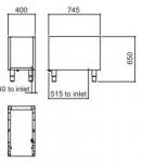 Falcon F900 ST40 Static Stand Unit W400mm