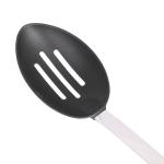 KitchenCraft Oval Handled Stainless Steel Non-Stick Slotted Spoon - KCPROSSNS