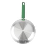 Hygiplas FB471 Aluminium Non-Stick Teflon Platinum Plus Frying Pan with Green Handle 24cm