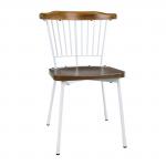 Bolero FB870- 2 Pack - Scandi Side Chairs - White 