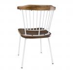 Bolero FB870- 2 Pack - Scandi Side Chairs - White 