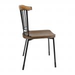 Bolero - 2 Pack - Scandi Side Chairs - Black 