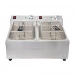 Buffalo FC257 Twin Tank Twin Basket Countertop Fryer 2x 5Ltr 2x 2.8kW