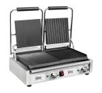 Buffalo Double Half Ribbed Contact Grill  FC386