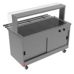 Falcon Vario-Therm 4 Hot Top Mobile Servery Counter With Heated Gantry