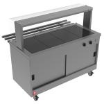 Falcon Vario-Therm 4 Hot Top Mobile Servery Counter With Heated Gantry