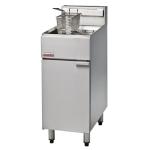 Blue Seal Fastfri FF18 Single V-Tank, Twin Basket 18Ltr Gas Fryer 400mm (CK2718/CK2719)