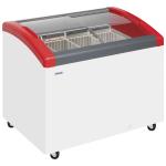 Elcold Focus106 Sliding Curved Glass Lid Chest Freezer