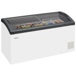 Elcold Focus151 Sliding Curved Glass Lid Chest Freezer