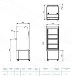Free Flow MA1D Ambient Display Merchandiser