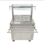 Parry \I{FLEXI-SERVE} FS-HBW Hot Cupboard with Wet Heat Bain Marie - Quartz Heated Gantry