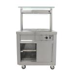 Parry \I{FLEXI-SERVE} FS-HBW Hot Cupboard with Wet Heat Bain Marie - Quartz Heated Gantry