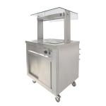 Parry \I{FLEXI-SERVE} FS-HBW Hot Cupboard with Wet Heat Bain Marie - Quartz Heated Gantry