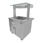 Parry \I{FLEXI-SERVE} FS-RW Refrigerated Well - Illuminated LED Gantry