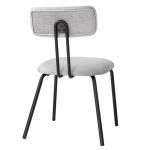Bolero Fairfield Chairs Black and Grey Mix (2 Pack)