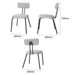 Bolero Fairfield Chairs Black and Grey Mix (2 Pack)