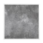 Bolero Dark Stone Effect Outdoor Tempered Glass Table Top White Trim