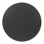 Bolero FU531 Matte Black Round Outdoor Table Top 600mm