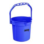 Jantex FU835 Blue Graduated Bucket with Pouring Lip 10Ltr