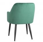 Bolero Lia Velvet Set of 2 Chairs - Dark Green - FX070