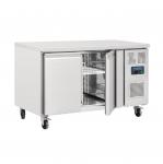 Polar G377 U-Series 2 Door Refrigerated Prep Counter - 228ltr 