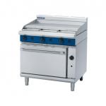 Blue Seal G506C 4 Burner Static Ovens & 300mm Smooth Griddle 