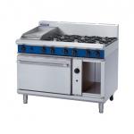 Blue Seal G508C - 6 Burner Static Ovens & 300mm Griddle 