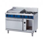 Blue Seal G508C - 6 Burner Static Ovens & 300mm Griddle 