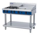 Blue Seal G518B 4 Burner/600mm Griddle Cooktop - LPG