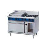Blue Seal G58C Gas Convection Ovens With 6 Burner Top & 300mm Griddle