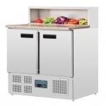 Polar G603 G-Series Refrigerated Pizza Prep Counter with Marble Top 288Ltr 