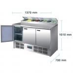 Polar G-Series G605 Refrigerated Pizza Prep Counter 390Ltr 