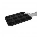 GD011 Vogue Carbon Steel Non-Stick Muffin Tray 12 cup