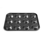 Vogue GD013 Carbon Steel Non-Stick Mini Muffin Tray 12 Cup