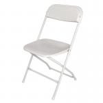 Bolero GD387 Folding Chair White (Pack of 10)