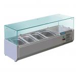 Polar GD875 G-Series Countertop Prep Fridge - 3 x 1/2GN & 1 x 1/2GN