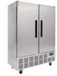 Polar GD879 G-Series Double Door Slimline Stainless Steel Fridge - 960Ltr