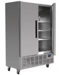 Polar GD879 G-Series Double Door Slimline Stainless Steel Fridge - 960Ltr