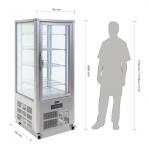 Polar GD881 G-Series Patisserie Display Fridge 400Ltr 