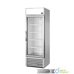 True GDM-19T-HC-TSL01 ALUM Single Glass Door Display Refrigerator