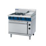 Blue Seal GE506C Electric Static Oven With 4 Burner Top & 300mm Griddle