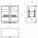 Interlevin GF20H SS Glass Froster/Sub Zero Cooler