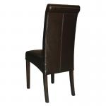 GF956 Bolero Curved Back Leather Chairs (Pack of 2)