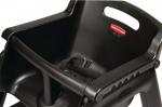 GG477 Rubbermaid Sturdy Black High Chair