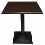 Bolero GG639 Square Table Top Dark Brown 700mm