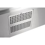 Polar GH267 3 Door Pizza Prep Counter with Glass Sneeze Guard 436Ltr