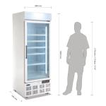 Polar GH506 G-Series Upright Display Freezer 412Ltr White