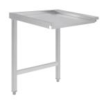 Vogue GJ534 Pass Through Dishwash Table Right 600mm