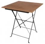 Bolero GJ765 Faux Wood Bistro Table Square 600mm