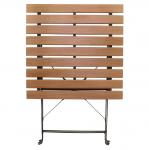 Bolero GJ765 Faux Wood Bistro Table Square 600mm